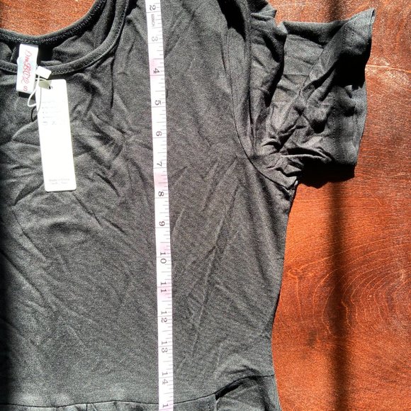 NWT DouBCQ Black T-Shirt Swing Flowy with Pockets Casual Dress Small - Picture 10 of 12